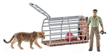 Schleich Trap With Ranger 42427