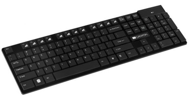 Клавиатура Canyon Wireless EN/RU, черный, беспроводная