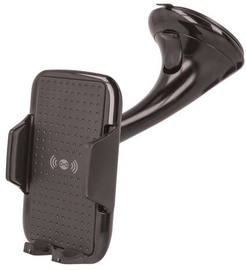 Forever Car Golder With Wireless Charger Black