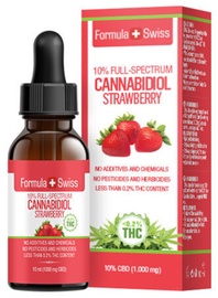 Formula Swiss Cannabidiol Strawberry Full Spectrum 10ml 10%