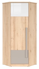 Skapis Black Red White Namek Beech/White/Grey, 79.5x79.5x198.5 cm