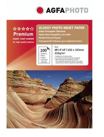 Fotopaber AgfaPhoto Premium Glossy Photo Inkjet Paper A6 210g 100pcs