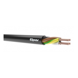 Gumijas kabelis Elpar H05RR-F, Eca, 500 V, 100 m, 4 x 1.5 mm²