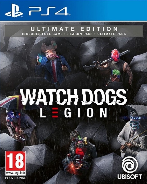 Игра для PlayStation 4 (PS4) Ubisoft Watch Dogs Legion Ultimate Edition Incl. Season Pass And Ultimate Pack