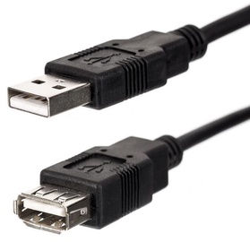 Netrack Cable USB / USB Black 0.25m