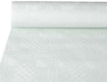 Pap Star Tablecloth 10 x 1.2m White