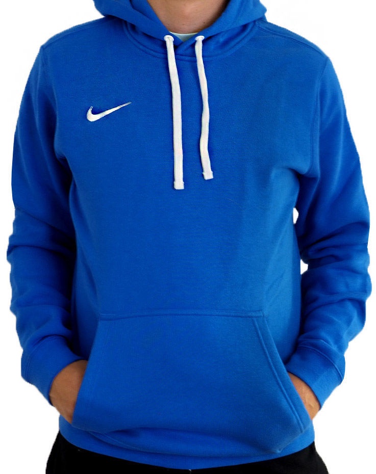 blue nike fleece sweatshirt