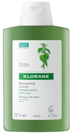 Šampoon Klorane Seboregulating Treatment With Nettle Extract, 200 ml