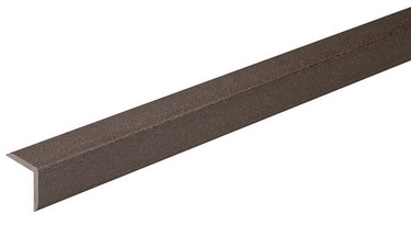 WPC apdares profils Bergdeck, koksnes plastmasas kompozīts (wpc), 240 cm x 3 cm, brūna