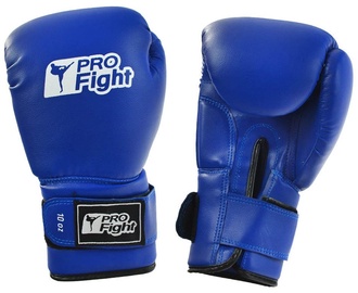 Боксерские перчатки ProFight Skin Dragon, синий, 12 oz