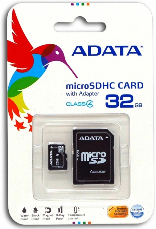 Atminties kortelė A-Data Micro SDHC, 32 GB