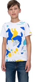 Bērnu krekls, bērniem Audimas Junior, zila/balta, 164 cm