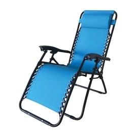 Складной стул NHL3007-1, синий/черный