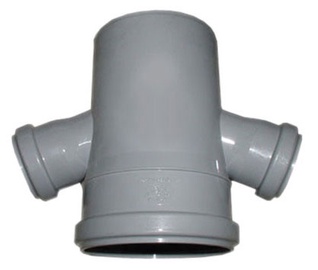 Vidaus kanalizacijos keturšakis HTplus, Ø 50/50/110 mm x 67°