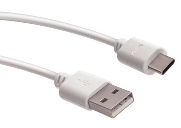 Laidas Forever, USB Type C/USB, balta