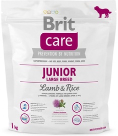 Sausā suņu barība Brit Care Large Breed, jēra gaļa/rīsi, 1 kg