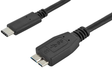 Ednet Cable USB / USB-micro Black 1m
