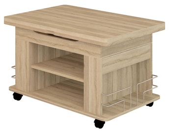 Kafijas galdiņš DaVita Agat 23 Sonoma Oak, 900 - 1200x600x550 - 770 mm
