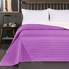 Gultas pārklājs DecoKing Salice Violet/Purple, 240x220 cm