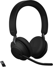 Bezvadu austiņas Jabra Evolve2 65 Link380a MS Stereo, melna