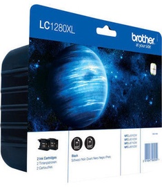Brother LC1280XLBK Twin Pack Black