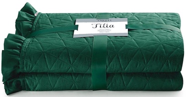 Gultas pārklājs AmeliaHome Tilia Dark Green, 260x280 cm