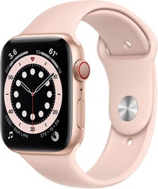 Apple Watch Series 6 GPS 44mm LTE Gold Aluminum Pink Sand Sport Band