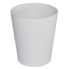 Puķu pods Domoletti 5906750927459, keramika, Ø 130 mm, balta