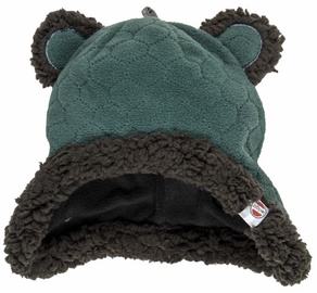Ziemas cepure Lodger, melna/zaļa, 44-46 cm