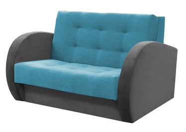 Dīvāngulta Idzczak Meble Sylwia IV Blue/Grey, 139 x 110 x 90 cm