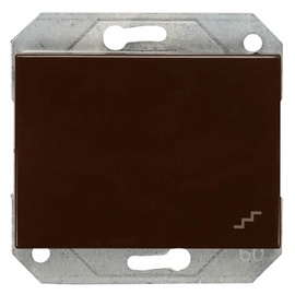 Переключатели Vilma XP500, 1 кл., коричневый
