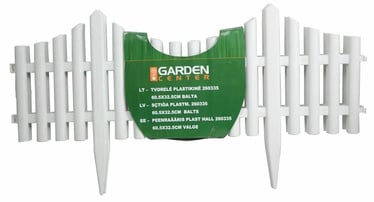 Оградка Garden Center 260335, 605 мм x 328 мм, белый, 4 шт.