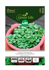 Baziliku sēklas Green Life Micro Greens
