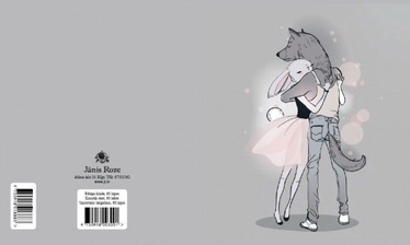 Jānis Roze Notebook JR9 60 Pages Wolf And Bunny