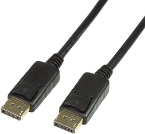 Laidas Logilink DisplayPort 1.2 Displayport 1.2 male, Displayport 1.2 male, 7.5 m, juoda