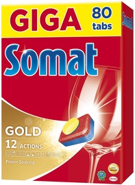Tabletes trauku mazgājamajai mašīnai Henkel Somat Gold, 80 gab.