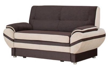 Bodzio Livonia Sofa 2 Velor Dark Brown/Cream