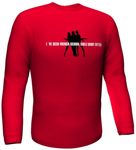 Krekls ar garām piedurknēm GamersWear Schoolgirls Longsleeve Red M