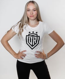 Футболка Dinamo Rīga Women T-Shirt White/Black XS