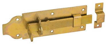 Дверная щеколда 611101/853601, желтый, 180 мм x 65 мм