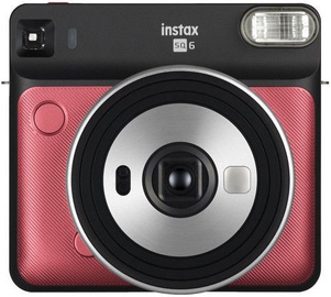 Fujifilm Instax Square 6 Ruby Red + Instax Square Glossy