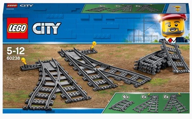 Конструктор LEGO City Железнодорожные стрелки 60238, 8 шт.