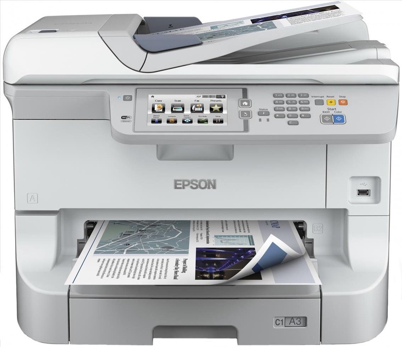 Daugiafunkcis spausdintuvas Epson WorkForce Pro WF-8590DWF, rašalinis, spalvotas