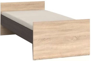 Black Red White Bed Nepo 90A Sonoma Oak/Wenge