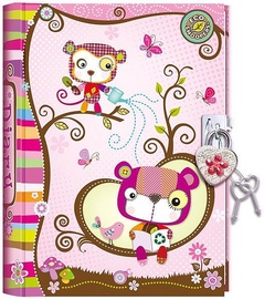 Pulio Pecoware Padlock Diary 530PES Animals