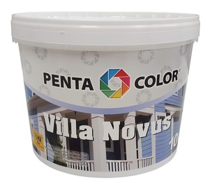 Fasāžu krāsa Pentacolor Villa Novus, zaļa, 10 l