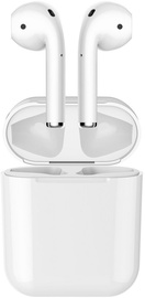 Ausinės Devia V6 Bluetooth TWS BT5.0 White