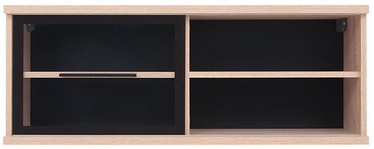 Seinariiul Black Red White Fever, must/tamm, 100x28x38 cm