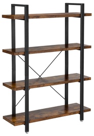 Songmics Bookshelf 105x33.5x138cm Brown/Black