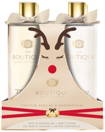 The English Bathing Company Boutique Toasted Praline & Snowberries 500ml Body Wash + 500ml Body Lotion